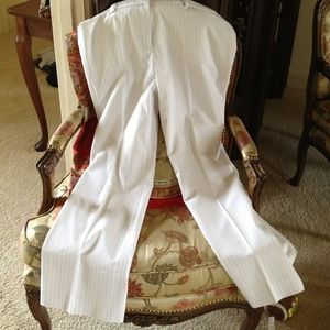 Doncaster white stripe pant