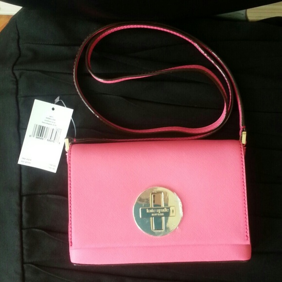 kate spade Bags Nwt Kate Spade Pink Leather Crossbody Bag Poshmark