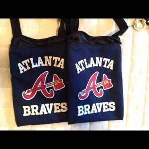 Two Atlanta Braves mini purses!