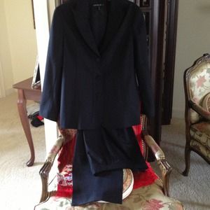 Lafayette 148 black suit