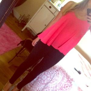 Hot pink tank top from Nordstrom by Soprano
