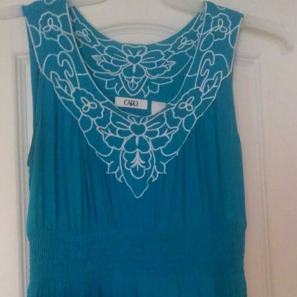 Blue maxi dress!