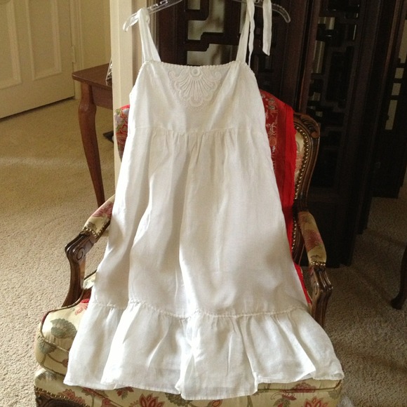 Lily Pulitzer white linen dress
