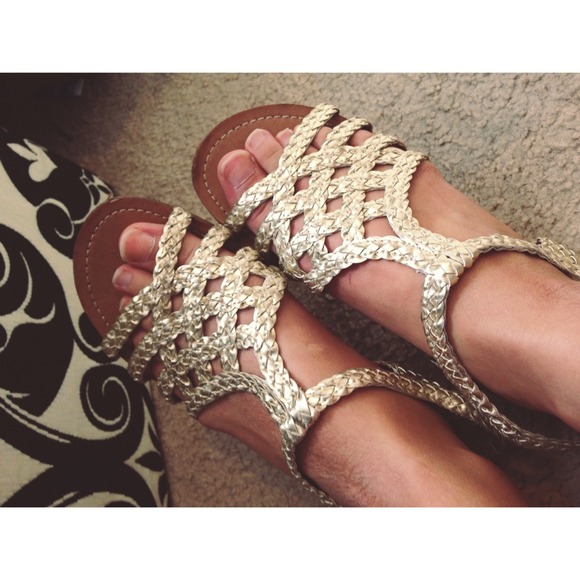 Shoes - Gold sandals