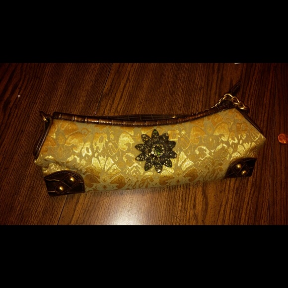 Awesome brown and  gold bag! Mint condition!