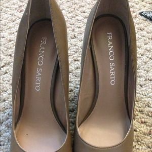 Tan Franco Sarto heels