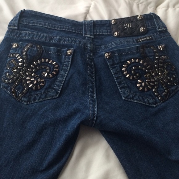 Miss Me Dark Straight Jeans