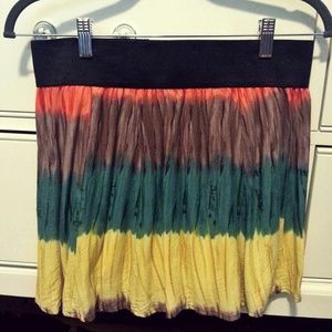 Multicolored skirt