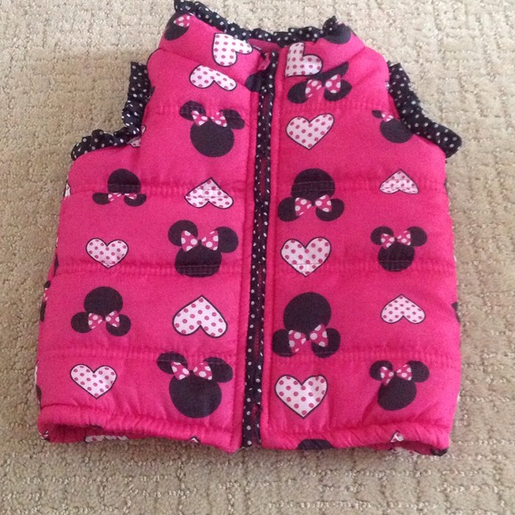 Like new! Minnie Mouse vest 18-24m