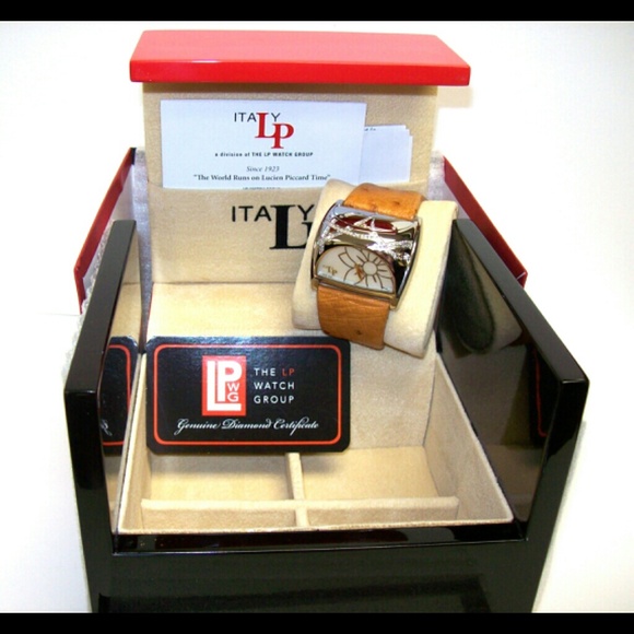 SOLD!!! :) LP Italy Lds Stratosphere Diamond Watch - Picture 1 of 2