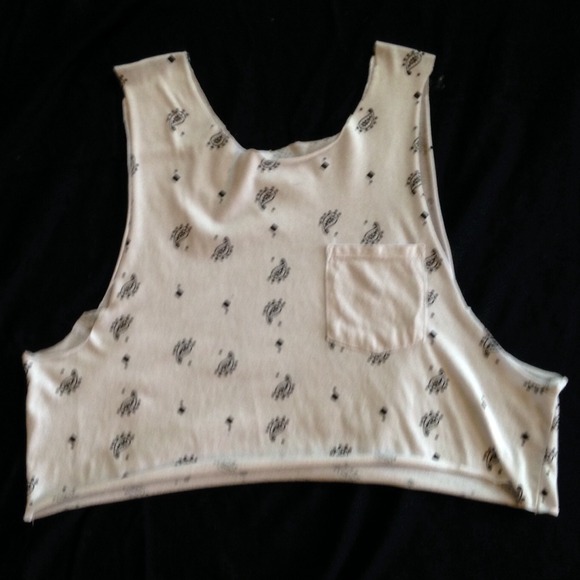 SOLD Crop Bandana Tank Top - Picture 4 of 4