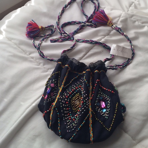 Bakers Beaded and Detailed Crossbody Bag