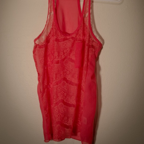 Sheer Lace Tank Top