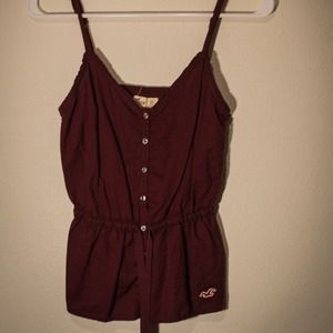 Maroon Hollister Tank