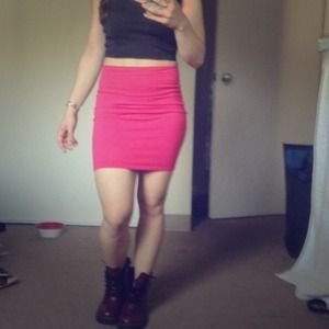 Pink Mini Skirt