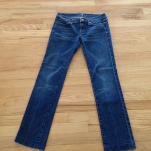 7 for All Mankind straight legged jeans....size 28