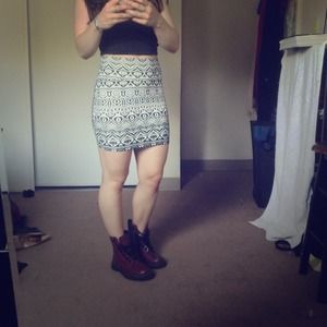 Tribal Mini Skirt