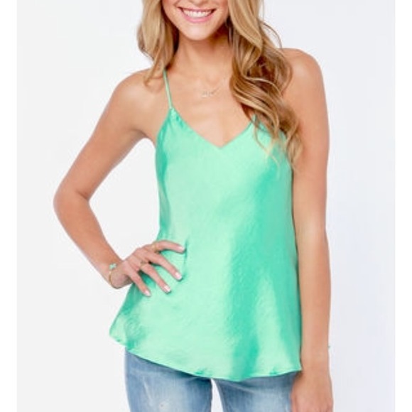 Lulus Tops - NWOT Green Lulus Tank FINAL PRICE NEED TO SELL