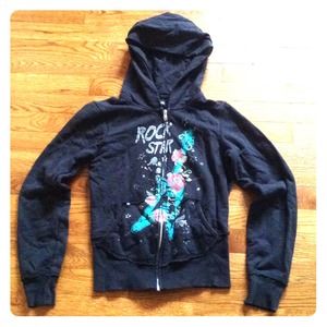 Rock star Zip Hoodie