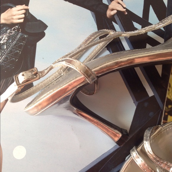 braided ankle strap heels - Picture 2 of 4