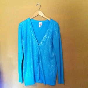 NWOT Tiffany Blue Cardigan!