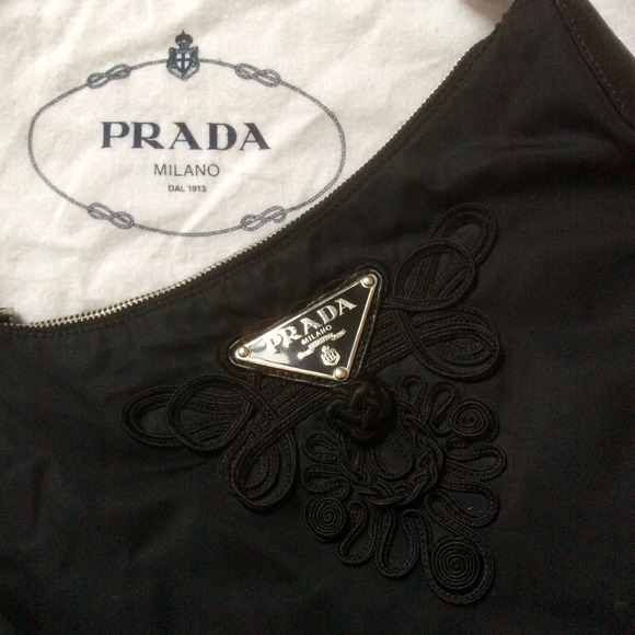 Prada Handbags - Prada soutache detail hobo bag