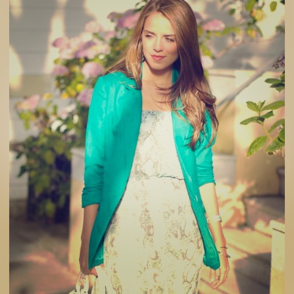 Lush Jackets & Blazers - Turquoise Blazer