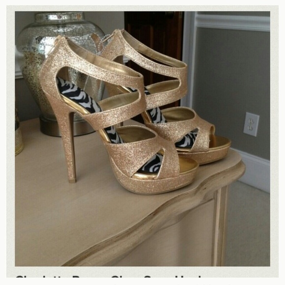 Gold heels