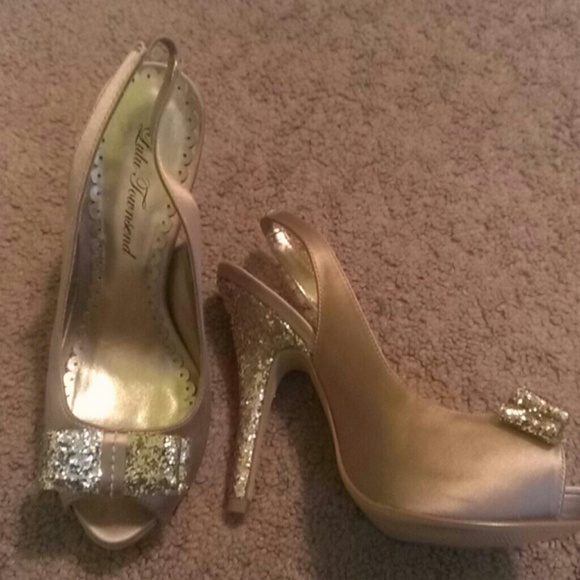 Champagne heels