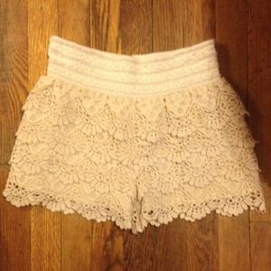 Lace shorts