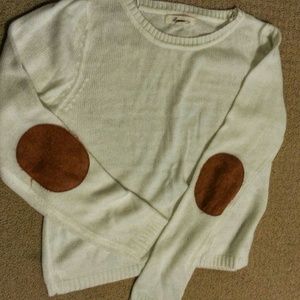 Hipster el ow patch sweater
