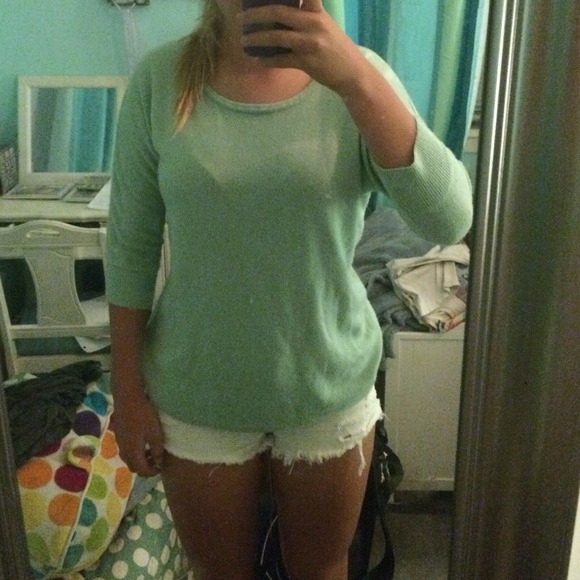 🚫SOLD🚫FOREVER 21 MINT SWEATER - Picture 2 of 2