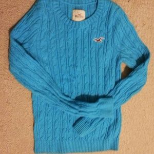 Teal blue sweater