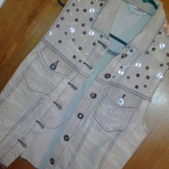 Sequined Vest