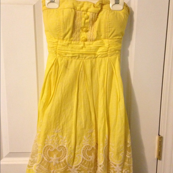 Yellow summer dress