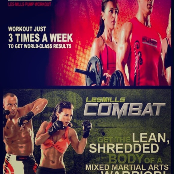 Les Mills Combat workout DVDS