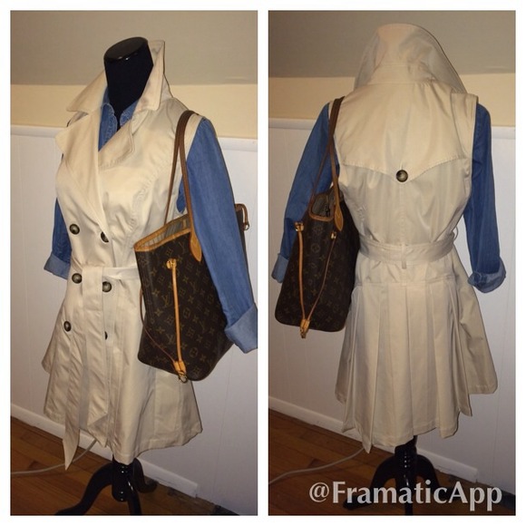 cynthia rowley Jackets & Blazers - Sleeveless light weight trench jacket