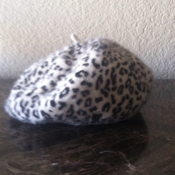 Angora fur hat. Clean, rarely used.