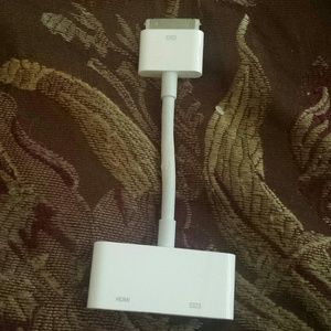 White iPhone HDMI Cable