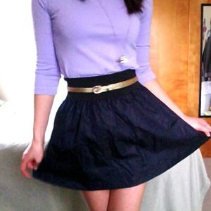 Denim liked A-line skirt / skater skirt