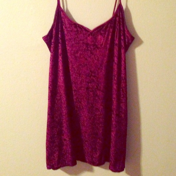 Red velvet dress