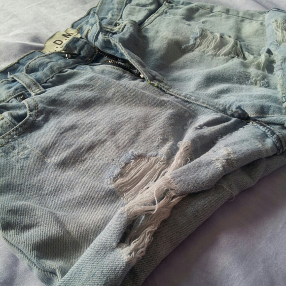 ***SOLD***Light Blue Denim Destroyed