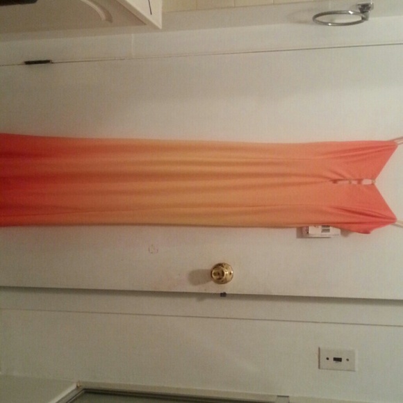 Beautiful multi colored gown