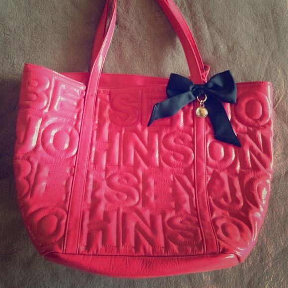 Betsey Johnson Pink Tote Purse