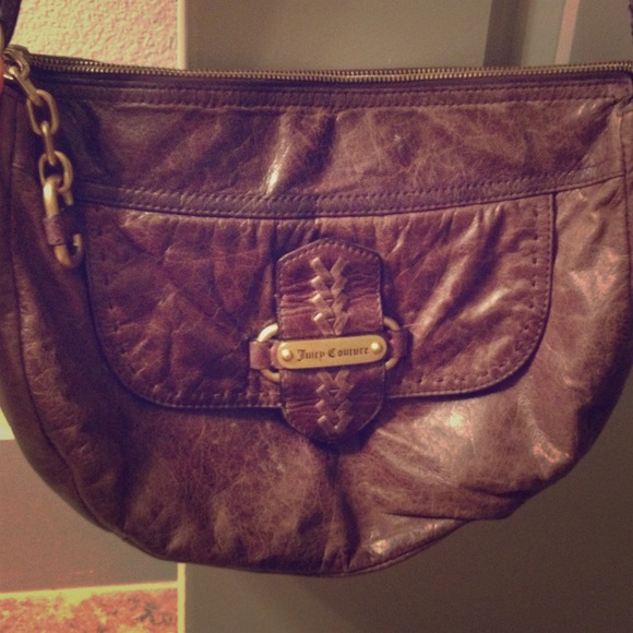 Juicy Couture cross body messenger purse