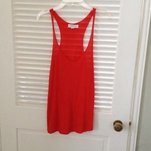 Cute orange tank