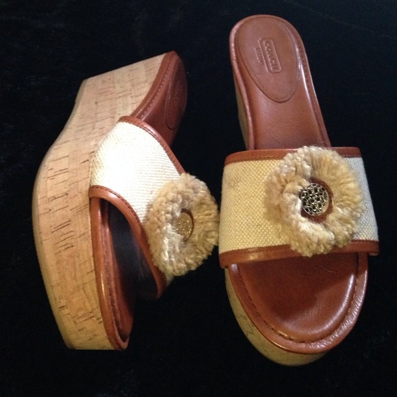 Coach wedges !!