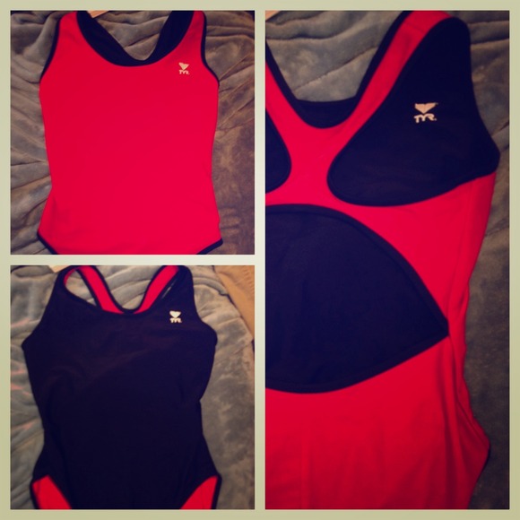 TYR brand swim suit