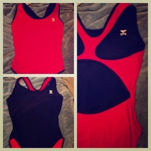 TYR brand swim suit