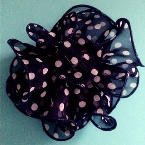 Polka Dot Hair Claw
